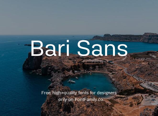 Bari Sans Font