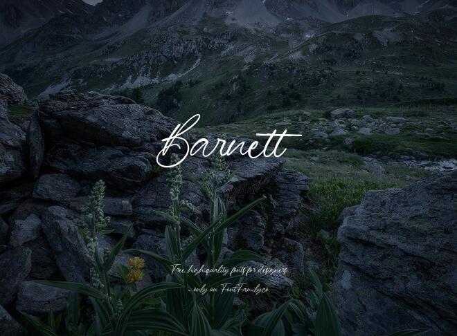 Barnett Font