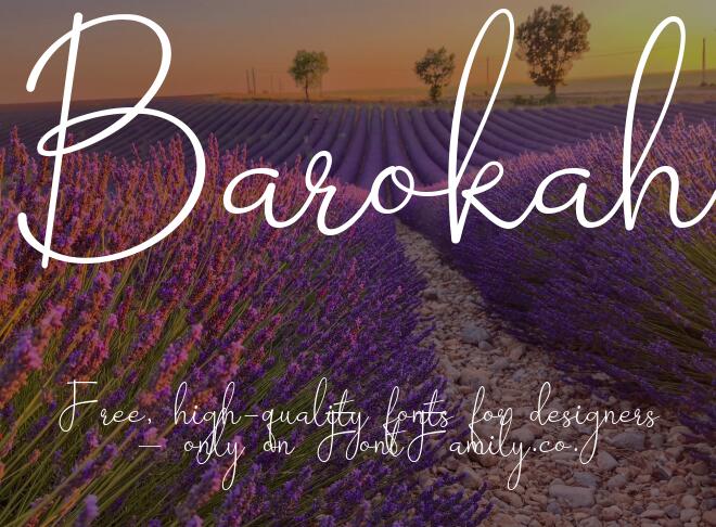 Barokah Font