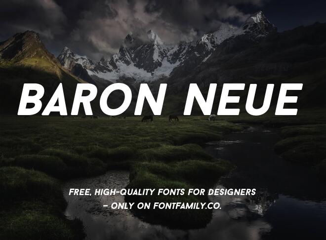 Baron Neue Font