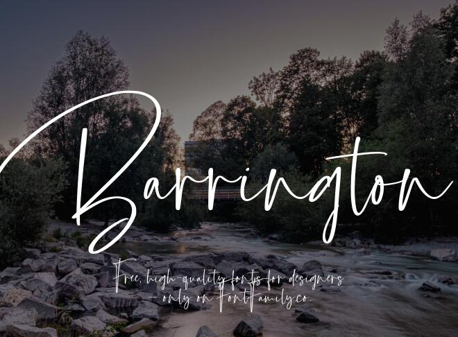 Barrington Font