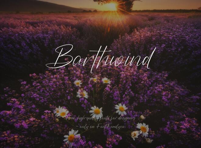Barthwind Font
