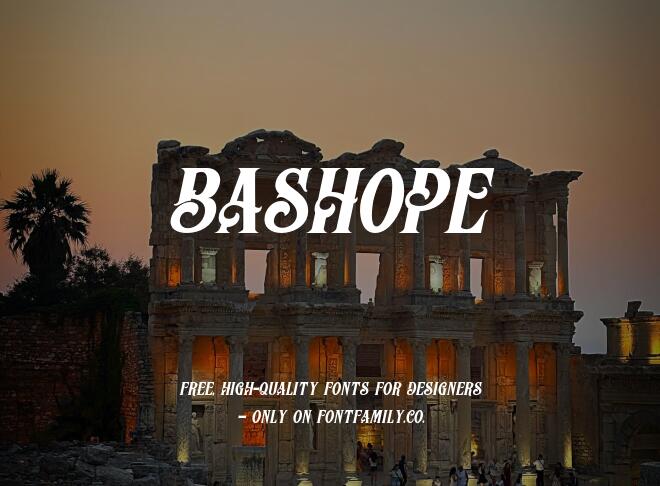 Bashope Font