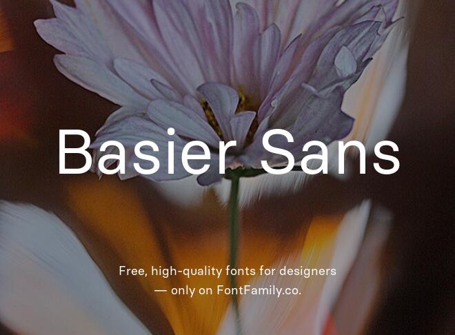 Basier Sans Font