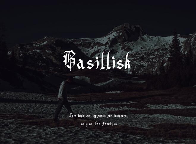 Basillisk Font