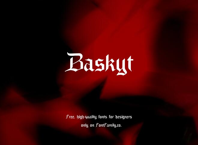Baskyt Font