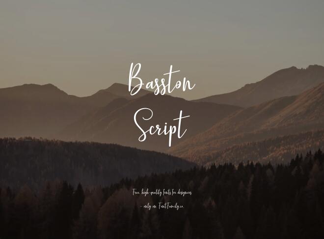 Basston Script Font