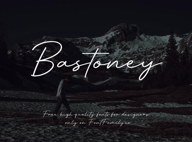 Bastoney Font