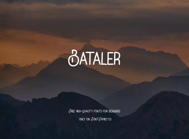 Bataler Font