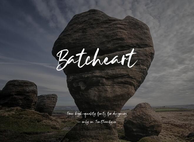 Batcheart Font