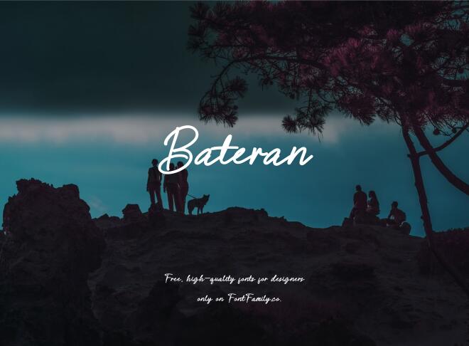 Bateran Font