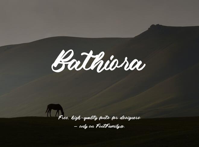 Bathiora Font