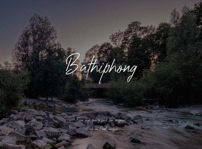 Bathiphong Font