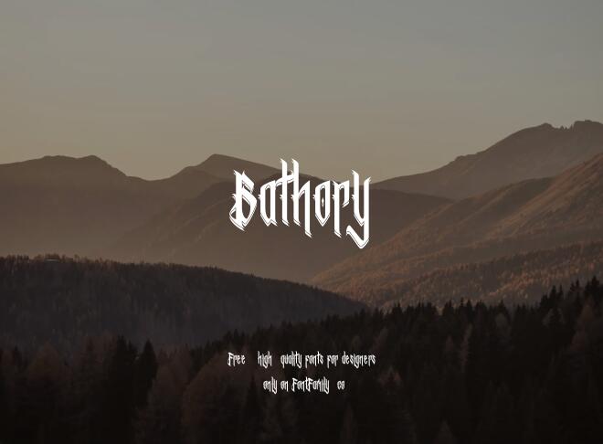 Bathory Font