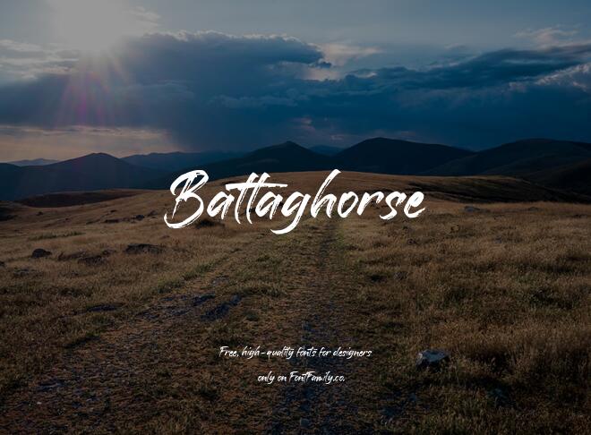 Battaghorse Font