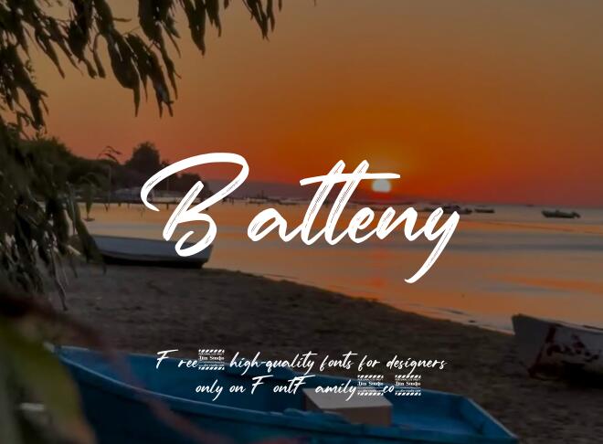 Batteny Font
