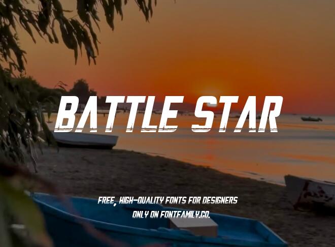 Battle Star Font