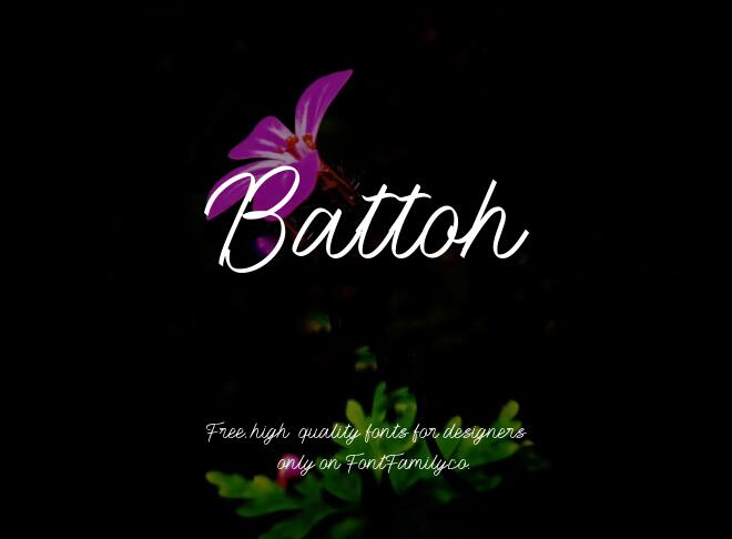 Battoh Font