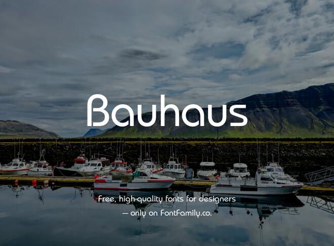 Bauhaus Font