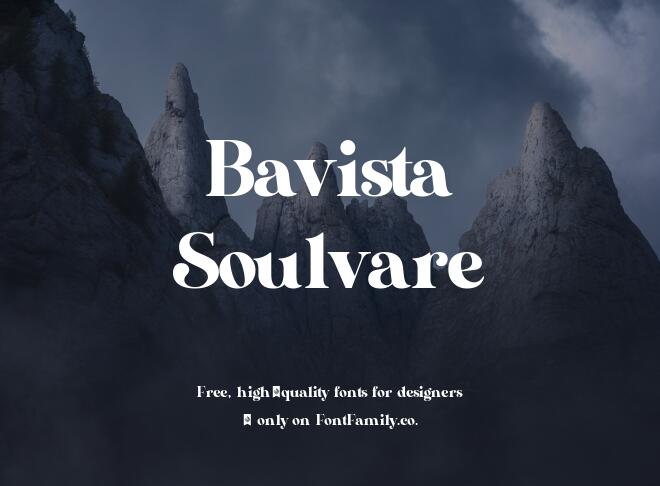 Bavista Soulvare Font