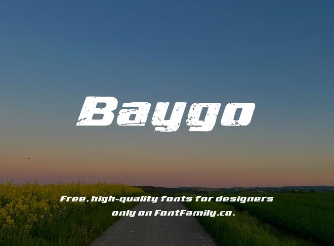 Baygo Font