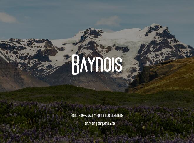 Baynois Font