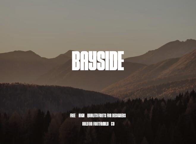 Bayside Font
