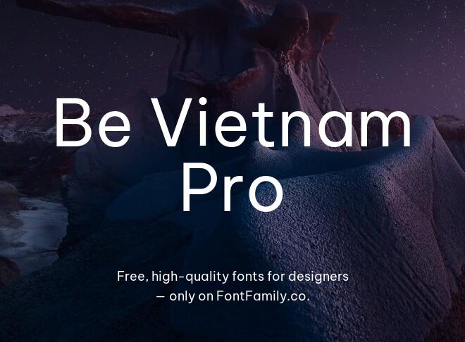 Be Vietnam Pro Font