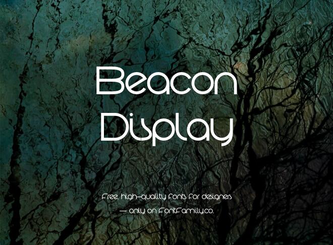 Beacon Display Font