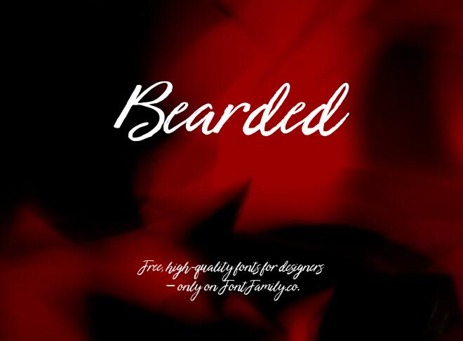 Bearded Font