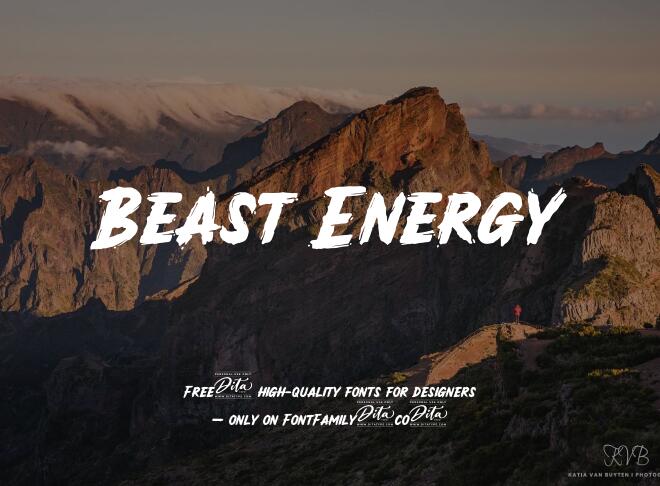 Beast Energy Font