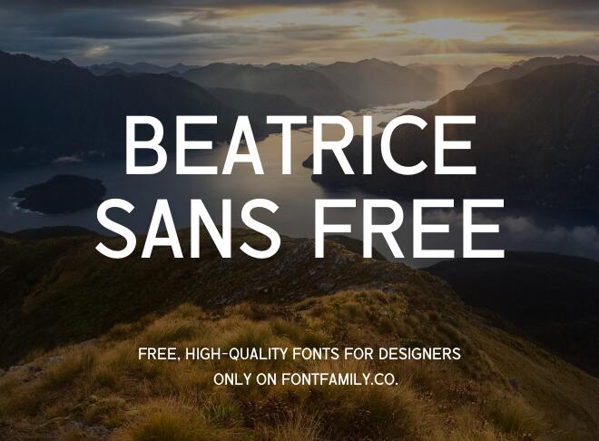 Beatrice Sans Free Font