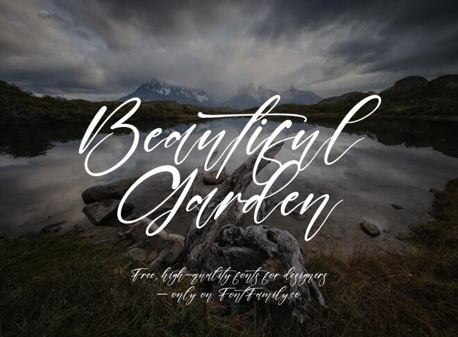 Beautiful Garden Font