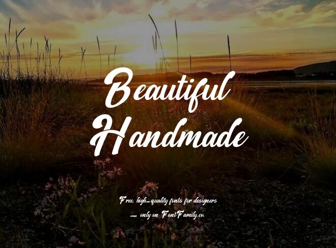 Beautiful Handmade Font