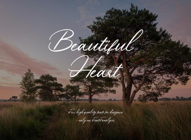 Beautiful Heart Font