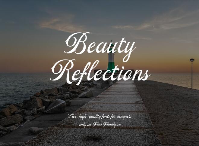 Beauty Reflections Font