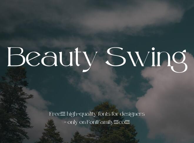 Beauty Swing Font