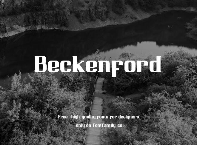 Beckenford Font