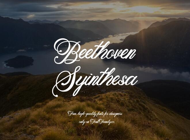 Beethoven Syinthesa Font