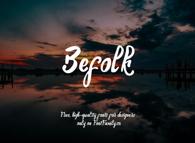 Befolk Font