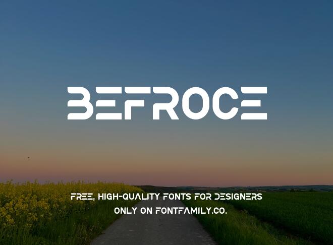 Befroce Font