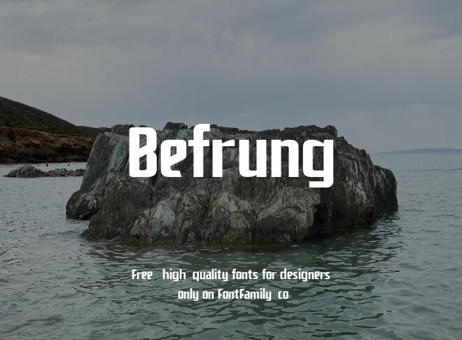 Befrung Font
