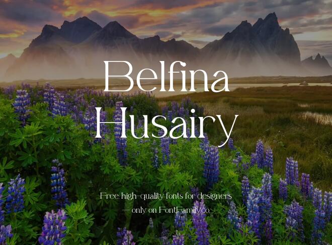 Belfina Husairy Font
