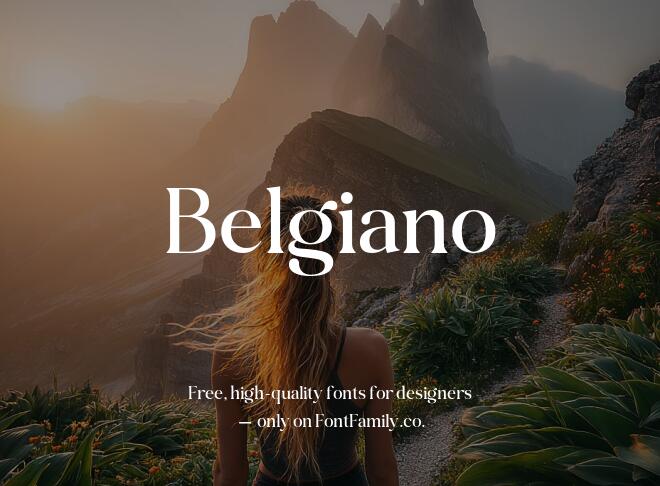 Belgiano Font