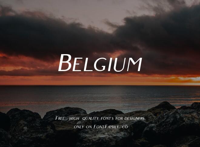 Belgium Font