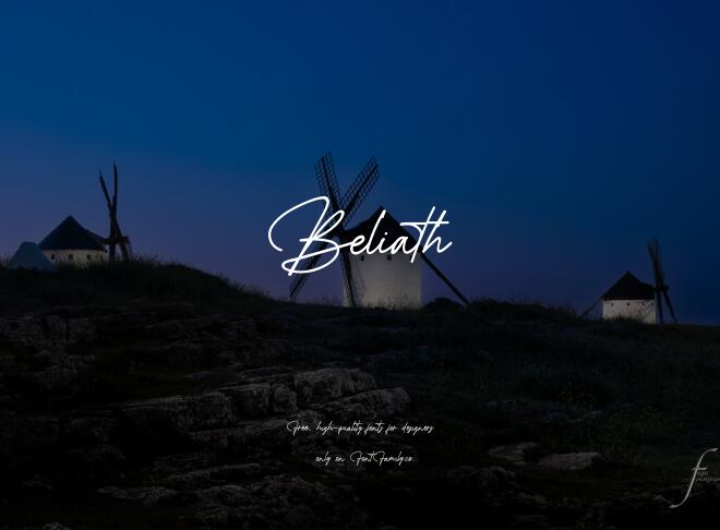 Beliath Font