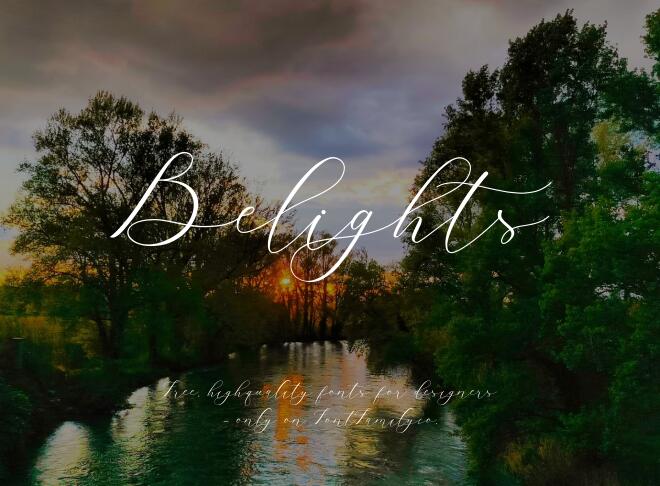 Belights Font