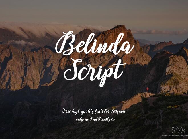 Belinda Script Font