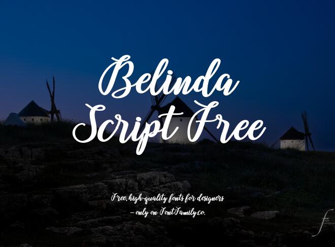 Belinda Script Free Font