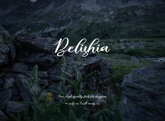 Belishia Font